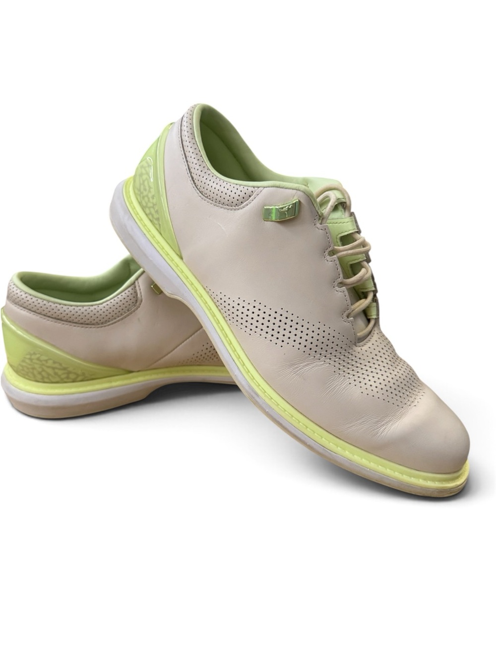 Nike Jordan ADG 4 Golf Shoes in Phantom Barely Volt men’s size 10.5 in EC